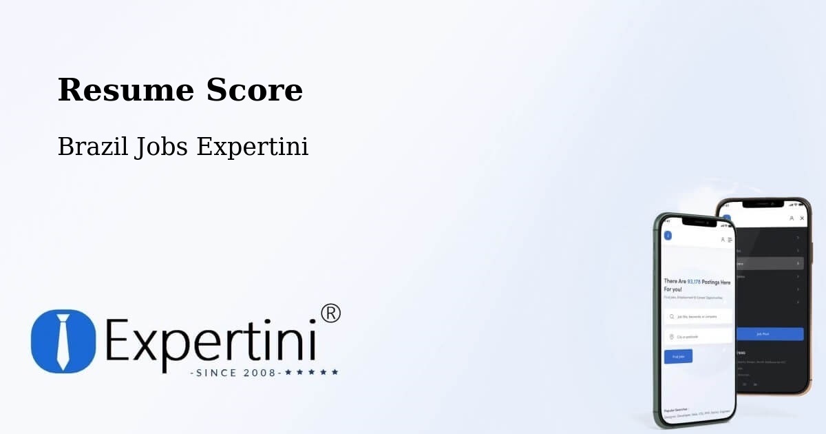 Resume Score & Job Description Match Tool – Harmonia - Brazil Jobs Expertini